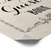 ゴシックビクトリアン編集可能パーティーイベント記号 ポスター (角)