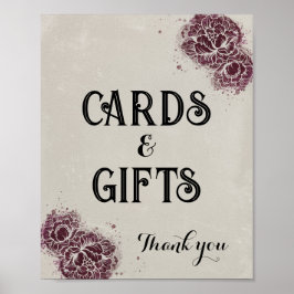 ゴシックビクトリアン編集可能パーティーイベント記号 ポスター