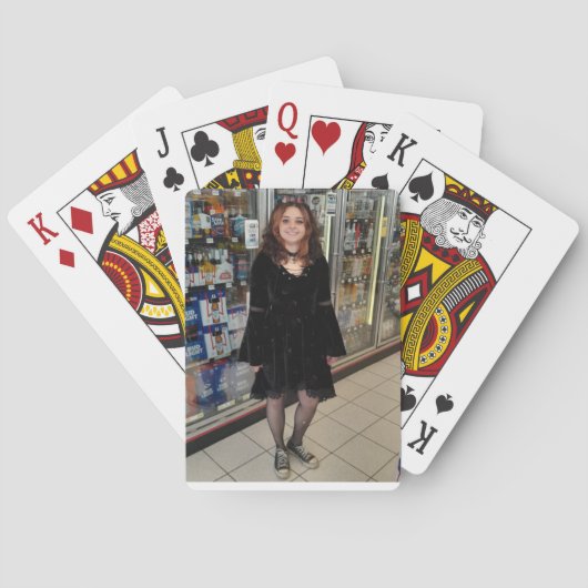 ゴシックピンナップガールトランプ トランプ (裏面)