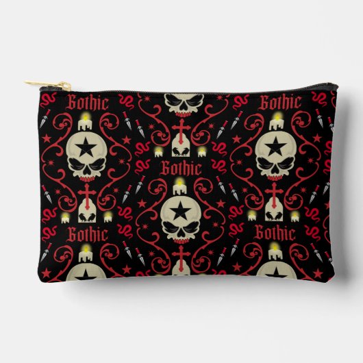 ゴシックファッションバッグとアクセサリー アクセサリーポーチ (正面)