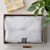 ゴシックファッションビクトリアン香水ボトルとバラ 薄葉紙 (ギフト)