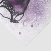 ゴシックファッション |紫色のドレスとハイヒールスプラット 薄葉紙 (詳細)