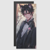 ゴシックファンタジーアニメ猫男の子 (正面/裏面)