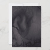 ゴシックファンタジーダークパープルカンデラブラハンドスティング 招待状 (裏面)