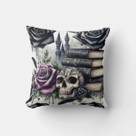 ゴシックファンタジー本愛好家 クッション