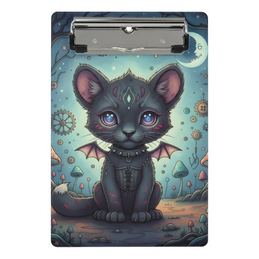 ゴシックファンタジー赤ちゃんKitBat ミニクリップボード (正面)