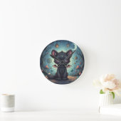 ゴシックファンタジー ベイビーキットバット ラウンド壁時計 (ホーム)