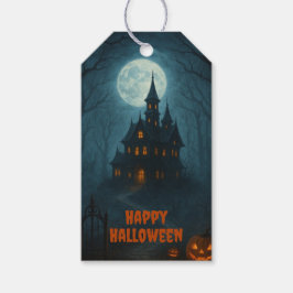 ゴシックファンタジー | 呪われた城 & 霧の月光 ギフトタグ