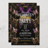 ゴシックフェアユタールバタフライ&こうもりハローウィンパーティ 招待状 (正面/裏面)