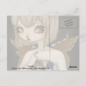 ゴシックフェアリーと毒はがきファンタジーアート ポストカード (裏面)