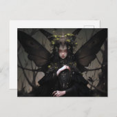 ゴシックフェアリーガールファンタジーアート ポストカード (正面/裏面)