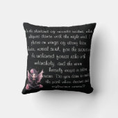 ゴシックフェアリー妖精ウィムシゴスお洒落ゴシック クッション (裏面)