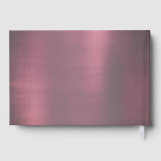 ゴシックフェアリー明るい赤紫色ガウン | パンクロックピンクマゼンタ ゲストブック (裏面)