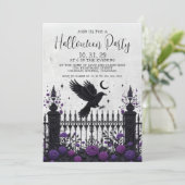 ゴシックフェンス ハロウィンパーティーの招待状 招待状 (スタンド正面)