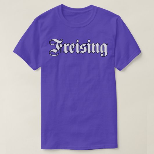 ゴシックフォントで書かれたフライディング Tシャツ (デザイン正面)