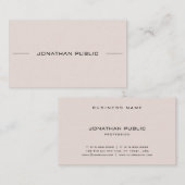 ゴシックフォントプロフェッショナル洗練されたシンプル 名刺 (正面/裏面)