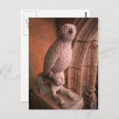 ゴシックフクロウ ポストカード (正面/裏面)