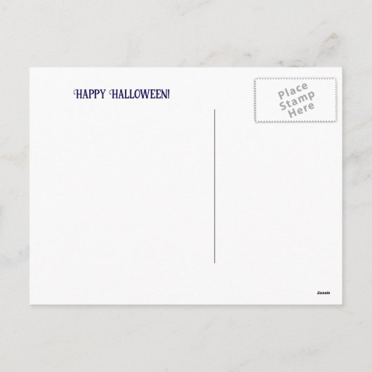 ゴシックフクロールキャンドルムーンフェンス シーズンポストカード (裏面)