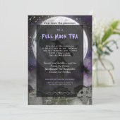 ゴシックフルムーンウィッチズティーパーティの招待状 招待状 (スタンド正面)