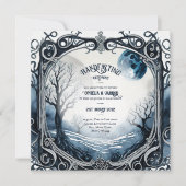 ゴシックフルムーンハンドスティング招待状ケルト 招待状 (正面)