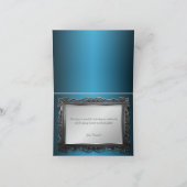 ゴシックフレームグレーブルーサンキューカード サンキューカード (内部)