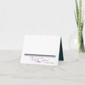 ゴシックフレームグレーブルーサンキューカード サンキューカード (裏面)