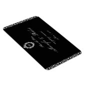 ゴシックフレームモノグラム日付の保存 マグネット (右側)