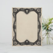 ゴシックフレーム(スカル) レターヘッド (スタンド正面)