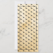 ゴシックフレーム ハロウィン ウェディング レセプション メニュー 招待状 (裏面)