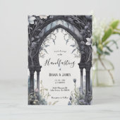 ゴシックフローラガーデンゲートハン異教のダスト 招待状 (スタンド正面)