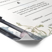 ゴシックフローラガーデンゲート処理証明書 ポスター (角)