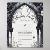 ゴシックフローラガーデンゲート処理証明書 ポスター (正面)