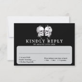 ゴシックフローラスカル結婚ズ 出欠カード (正面)