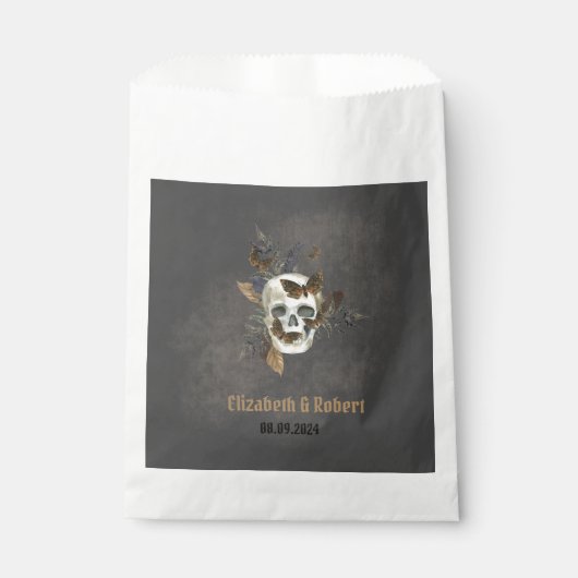 ゴシックフローラスカル蝶結婚ズ フェイバーバッグ (正面)