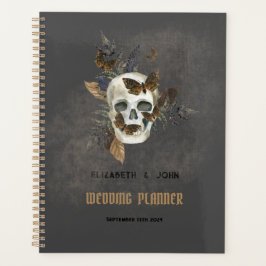 ゴシックフローラスカル蝶結婚ズ プランナー手帳