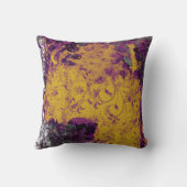 ゴシックフローラスタイルイエロー&パープルクッション クッション (裏面)