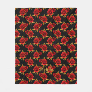 ゴシックフローラフリースブランケット フリースブランケット