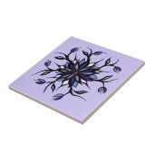 ゴシックフローラ曼荼羅と歯 タイル (側面)