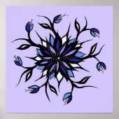 ゴシックフローラ曼荼羅の魔物と歯 ポスター (正面)