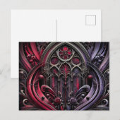 ゴシックフローラ葉書 ポストカード (正面/裏面)