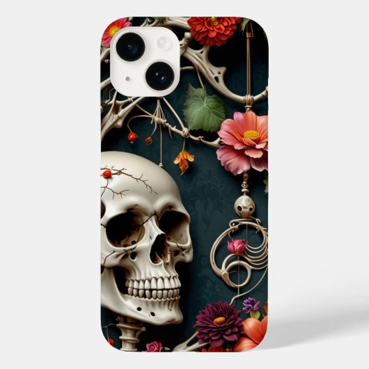 ゴシックフローラ調和の電話ケース Case-Mate iPhoneケース (裏面)