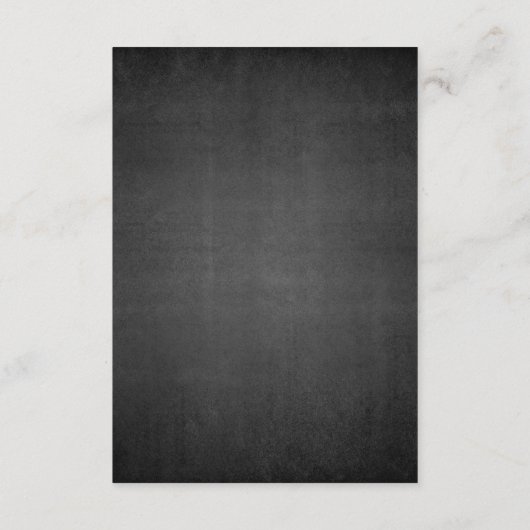 ゴシックフローリッシュハロウィンホリデーダーク結婚ズ エンクロージャーカード (裏面)