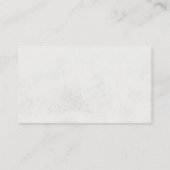 ゴシックブライドまたはダイスカルブライダルシャワーレシピ エンクロージャーカード (裏面)