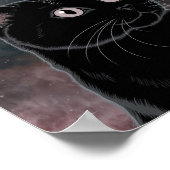 ゴシックブラックキャットウィッチングアワーブラックキャット ポスター (角)