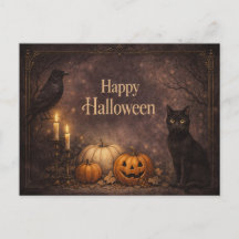 ゴシックブラックキャットハロウィン