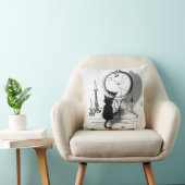 ゴシックブラックキャットブロークン鏡ハロウィーン クッション (椅子)