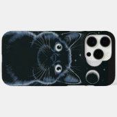 ゴシックブラックキャット、ゴシックギフト、ウィッチングアワーブラックキャット Case-Mate iPhoneケース (裏面 (横))