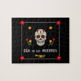 ゴシックブラックディアデロスミュートスガースカル花 ジグソーパズル