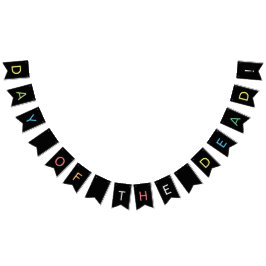 ゴシックブラックディアデロスミュートスガースカル花 バンティングフラッグ