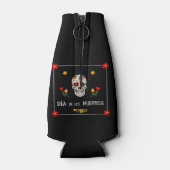 ゴシックブラックディアデロスミュートスガースカル花 ボトルクーラー (裏面)